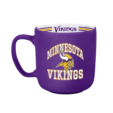 Logo Brands Minnesota Vikings 15oz Stripe Mug 618-C15SM